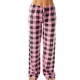 thumbnail image 1 of Pantalones de pijama con estampado a cuadros para mujer, pantalón de piernas anchas, para Otoño e Invierno, 1 of 4
