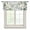 Bronze, variant on White Floral Sheer Curtains Valances for Windows Botanical Magnolia Flower Leaves Butterfly Chiffon Kitchen Valances for Cafe, Voile Window Treatments Curtains for Living Room Bedroom, 60"x18"