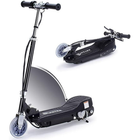 Maxtra E100 Adjustable Handlebar Height Folding Electric Scooter For Kids 160lbs Max Weight Capacity Motorized Scooters Up To 10mph Light Blue