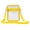 Yellow,8.86X6.89X2.36", variant on Clear Waterproof Crossbody Storage Bag,8.86X6.89X2.36" Transparent Adjustable Strap Shoulder Pouch, Portable See Through Mini Messenger Purse, Lightweight Small Carry Case for Travel, Daily Use