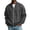 Gray, variant on Men's Lightweight Jackets Casual Light Jackets for Men Waffle Bomber Jacket Varsity Coat with Zipper