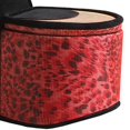 thumbnail image 4 of Benzara BM240360 High Heel Leopard Shoe Jewelry Box with 3 Hooks, Red, 4 of 5