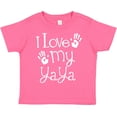 thumbnail image 3 of Inktastic I Love My Yaya Grandchild Boys or Girls Toddler T-Shirt, 3 of 5