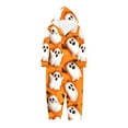 thumbnail image 4 of Matching Halloween Pajamas for Family Ghost Print Pajamas Hooded Halloween Onesies Adult Loungewear Sleepwear Family Matching Pajamas 4T, 4 of 5