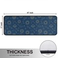 thumbnail image 5 of Kitchen Rugs Sets Of 2,Blue Sun Moon Cloud Star Pattern Anti Fatigue Kitchen Mat Rugs Non Slip Washable,Decorative Kitchen Floor Mats for Kitchen,Sink,Laundry,17"x47"+17"x47", 5 of 5