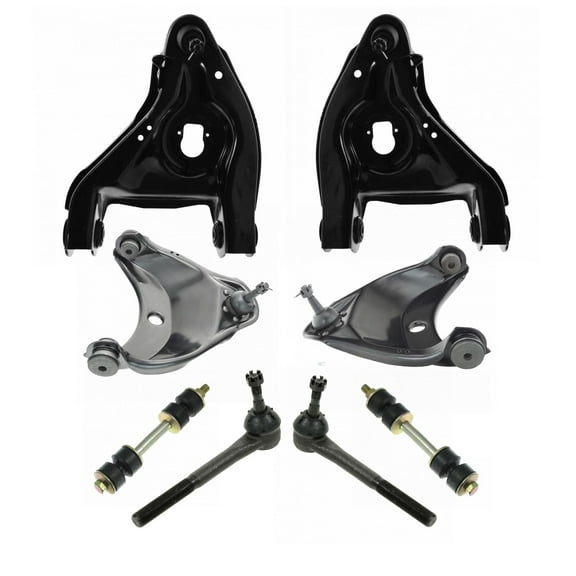 TRQ Control Arms Tie Rods Links Fits Chevrolet C1500 C2500 Tahoe GMC Yukon PSA43337