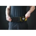 thumbnail image 5 of Bay Gear Co. Quick Locking Weight Lifting Belt, Adjustable Back Lumbar Support for Functional Fitness Strength Training, Core Exercise Workout Bodybuilding, Powerlifting, Deadlifts & Squats - Caution, 5 of 6