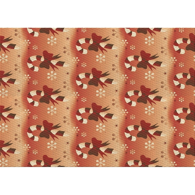 Ahgly Company Tapis Rectangulaire d'Intérieur Lavable en Machine Orange Transitionnel, 3 Pieds x 5 Pieds