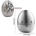 thumbnail image 3 of Cute Kitchen Timer 60 Minute Mechanical Time Manager - Mini Coffee Machine Mocha Pot Manual Timer Reminder Countdown Baking Cooking, 3 of 10