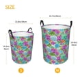 thumbnail image 2 of Lsque Succulents pattern Laundry Hamper Basket, Tall Woven Rope Hamper Basket for Clothes, Lightweight Storage Basket, Collapsible Waterproof-Medium, 2 of 8
