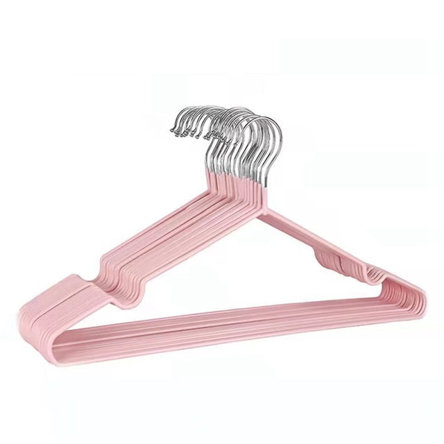 Perchero para ropa Jadeshay Acero inoxidable 10 piezas 40 cm