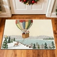 thumbnail image 4 of ZZkhGO Christmas Stereoscopic Embroidery Door Cover, Holiday Door Curtain Wall Decoration, Festival Party Home Decor for Indoor Outdoor, 4 of 6