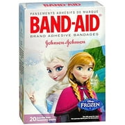 Band-Aid Adhesive Bandages, Disneys Frozen, Assorted Sizes, 20 Count Pack of 2