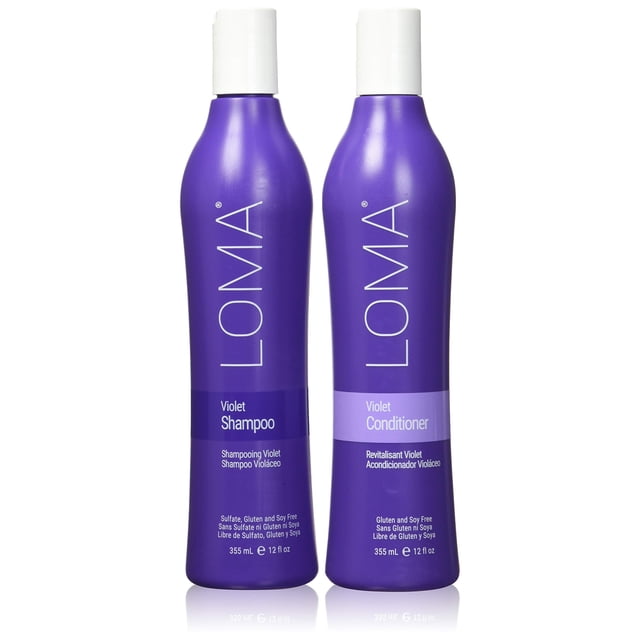 Champú y acondicionador Duo Loma Hair Care Violet 360 ml