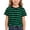 Green, variant on Boys Girls Summer Striped Pocket T-Shirt Comfortable Casual Play Daily Wear Kids Top