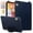 Blue, variant on Case with Stand for iPad Mini 7 2024 (A17 Pro) & Mini 6 2021 (A2567, A2568, A2569) - Durable PU Leather Cover with Auto Sleep Wake, Card Slot, Hand Strap Feature For iPad mini6/mini7,Blue