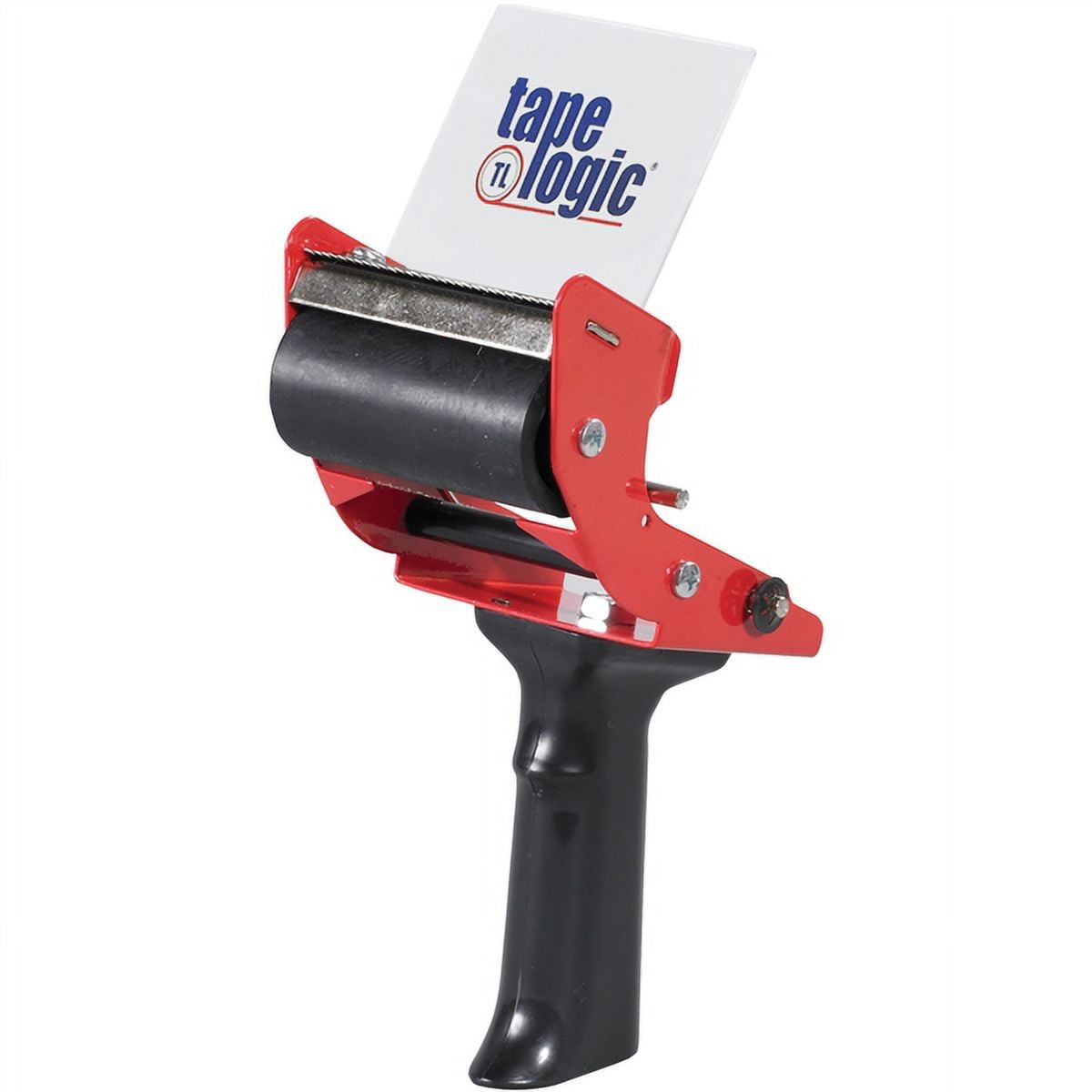 Tape Dispenser, Pistol, Steel/Plastic, Red/Black TDEC3