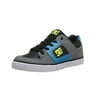 DC Pure Youth Unisex Black/Armor/Turquoise Skate Shoe 11M