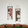 thumbnail image 2 of Northlight 21.75" LED Lighted 'Welcome' Snowman Sled Christmas Wall Sign, 2 of 4