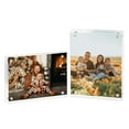 thumbnail image 2 of Cecolic Acrylic Picture Frame 6x8",Clear Freestanding Double Sided  Magnetic Photo Frames  with Microfiber Cloth, 2 of 8