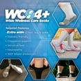 OrthoSleeve WC4 Diabetic Compression Socks for Diabetes, Neuropathy and