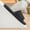 Black, variant on Men's Lightweight Foldable Slippers - Non-Slip Quick-Dry Shower Shoes for Travel, Hotel, Bathroom, Camping, Beach