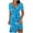 6Blue, variant on PuLe Summer Dress Sun Dresses for Women 2024 Vacation Sexy V Neck Short Sleeve T Shirt Dress Color Trendy Beach Sundress