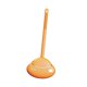 thumbnail image 5 of Cepillo de inodoro de tamaño compacto con cerdas de silicona para montaje en pared. naranja, 5 of 9