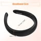 thumbnail image 5 of Diademas anchas de tela, diseño simple Bandas para la cabeza de estilo clásico, Diademas negras antideslizantes de moda de 1.18 pulgadas para mujeres y niñas, 5 of 7