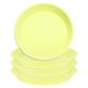 thumbnail image 1 of Uxcell 4 piezas de platillo de plástico para plantas de 7" bandeja de goteo para maceta, amarillo albaricoque, 1 of 7