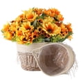 thumbnail image 1 of 2 cestas para plantas de pasto marino, macetas tejidas a mano, maceteros de interior con asa, cestas de almacenamiento duraderas, contenedores de plantas para decoración del hogar (pequeño+mediano), 1 of 6