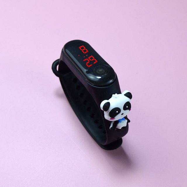 Reloj impermeable para niños con correa LED de diseño superman Gao Jiahui unisex