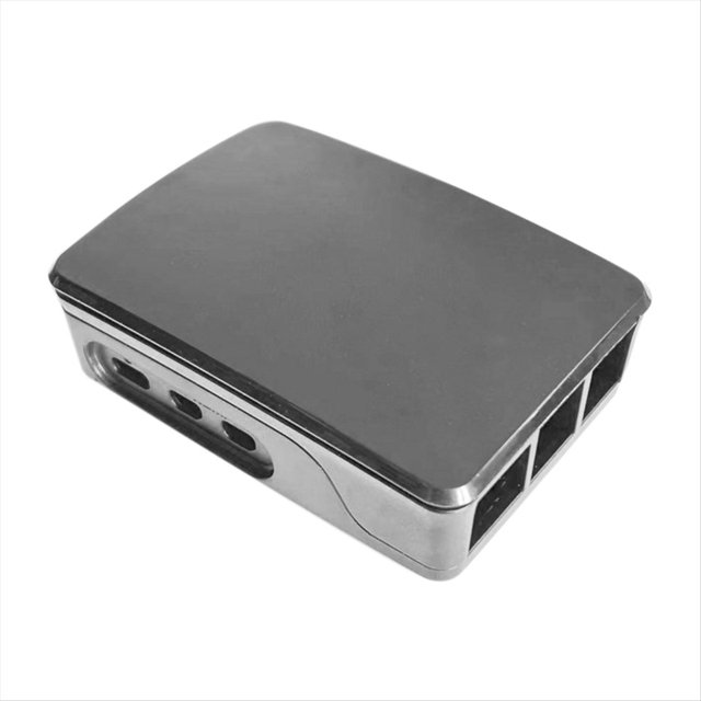 Para 5 Case Active Cooling PWM Fan Case PI5 Carcasa de Plástico para una Protección Mejorada Carcasa Negra