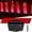 Red, variant on RGB Fake Fire Flame Light with 36 LED Light 6ft Artificial Simulated Flames Lamp Atmosphere Effect for Decor Christmas DJ Party Stage Lighting Nightclub Campfire Party Special Holiday