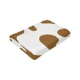 thumbnail image 3 of Brown Cow Texture Pattern Throw Blanket, Anti-Pilling Ultra-Soft Micro Fleece Cover Blanket for Bed Sofa, for All Seasons, 80"x60", 3 of 9
