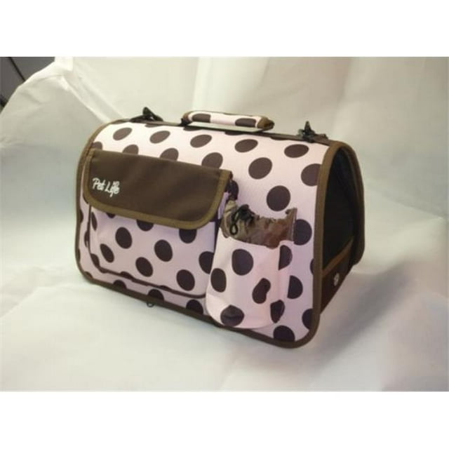 Large Airline Approved Designer Polka-Dot Pet Carrier