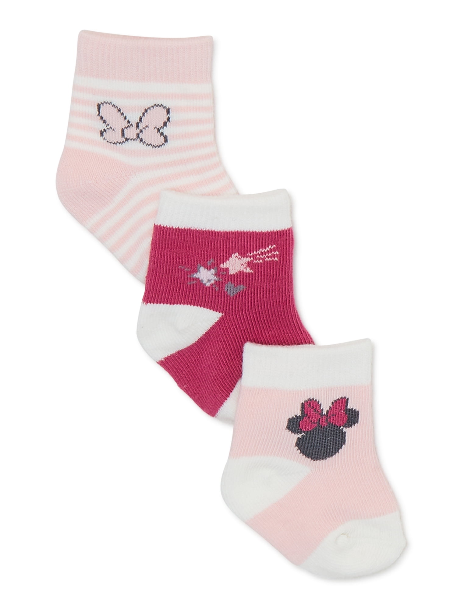 Disney Baby Wishes + Dreams Baby Girls Minnie Mouse Baby Shower Gift Set, 22-Piece, Newborn-6/9 Months