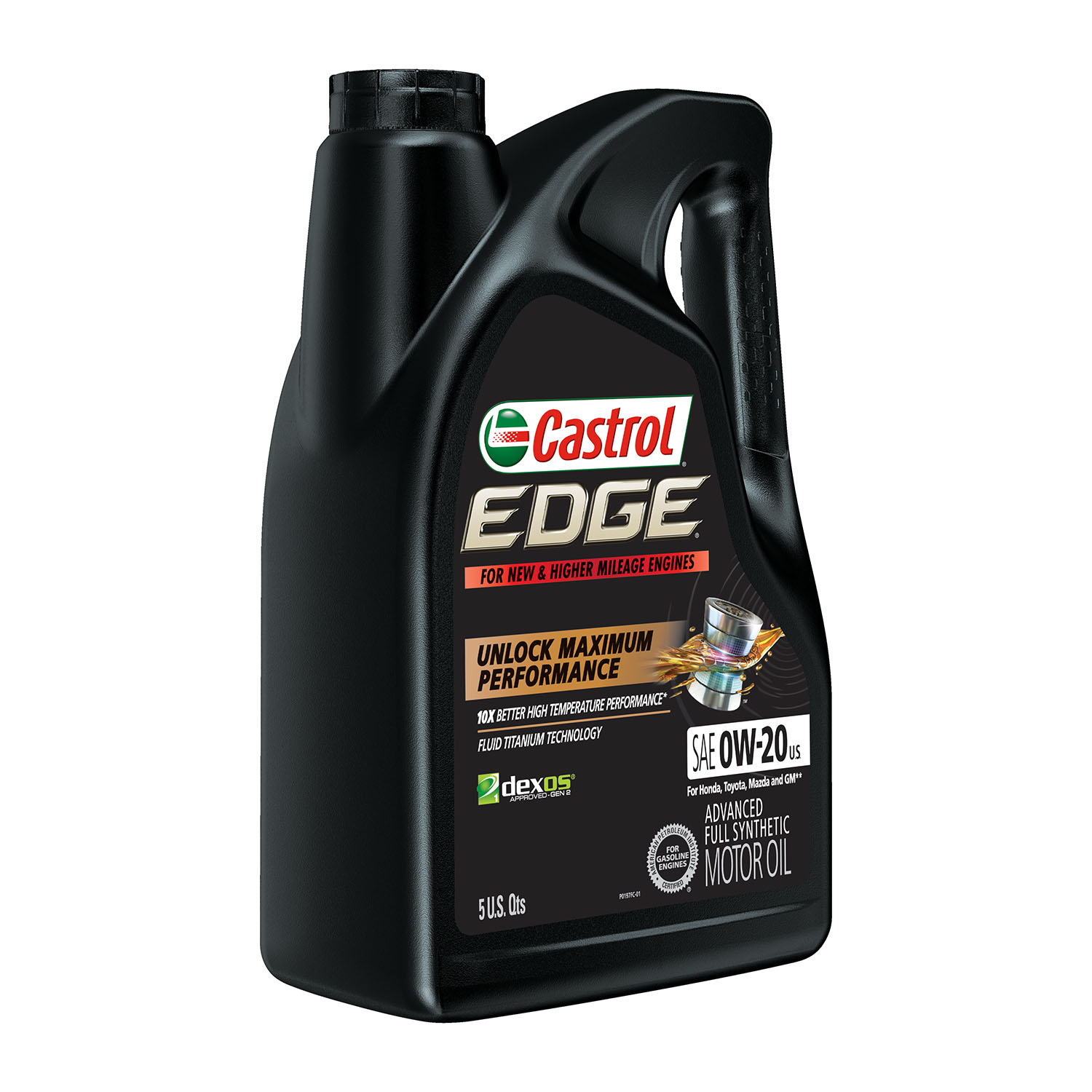 Castrol Edge All Mileage 0W-20 Advanced Full Synthetic Motor Oil