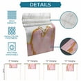 thumbnail image 7 of Pink Gold Marble Table Runners 108 Inches Long, Cotton Linen Fabric Table Runner Dresser Scarf, Modern Abstract Marble Crack Texture Tablerunner for Party/Kitchen/Dinner/Wedding Decor 13''x108'', 7 of 7