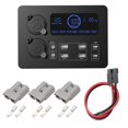 thumbnail image 1 of Portable Control Hub with LED Lights Adapter Mini Power Box with LED Lights 100W for RVs,Boats Display Power Box 12V B, 1 of 5