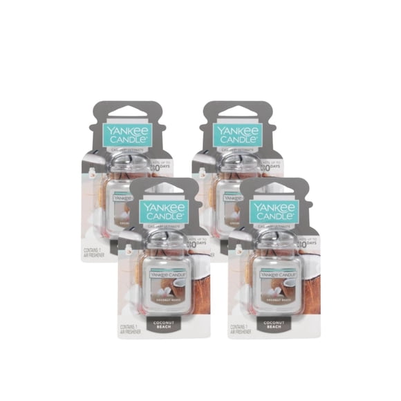 Ambientador Yankee Candle Car Jar Ultimate Coco 4 unidades