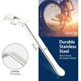 thumbnail image 5 of siisll Bike Tire Levers Tyre Spoon Iron Changing Tool (Pack of 3), Ergonomic Premium Stainless Steel Metal Bicycle Tyre Removal Spoon Repair Tool for Changing Road & Mountain Bike Tubes, 5 of 7