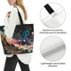 thumbnail image 3 of Fotbe Abstract Peacock Painting Bolsa Tote Estética de Lona con Estampado para Mujer - Bolsa Reutilizable de Hombro Casual para Vacaciones, Compras, Trabajo y Gimnasio, 3 of 8