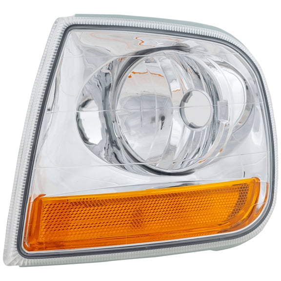 Corner Light Compatible with FORD F-150 2001-2003 LH Lens and Housing Lightning Model