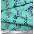 thumbnail image 3 of Soimoi Cotton Duck Fabric Leaves Watercolor Fabric Prints By Yard 42 Inch Wide, 3 of 3