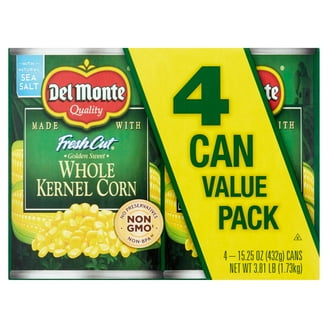 Del Monte Mexican Style Sweet Corn, Canned Vegetables, 11 Oz Can