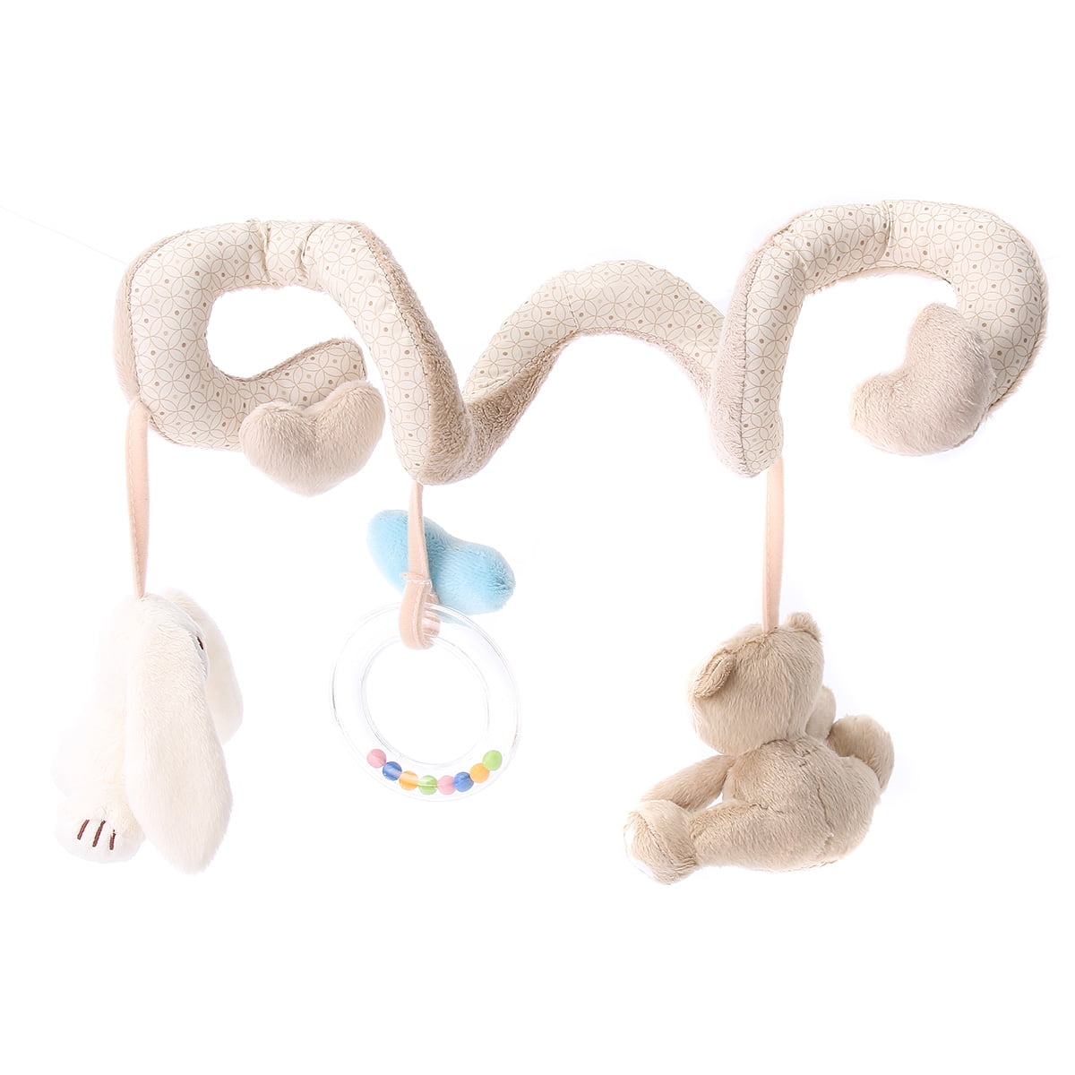 Baby Crib Cot Pram Hanging Rattle Spiral Stroller Car Seat Pushchair Toy RE