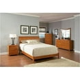 thumbnail image 3 of Atlantic Furniture Bordeaux Platform Bed with Open Footrail in Caramel Latte-King, 3 of 6