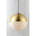 thumbnail image 5 of E20366-92MG ET2 Lighting Half Moon-12W 1 LED Large Pendant-11.75 Inches wide by 12.25 inches high-Metallic Gold Finish, 5 of 6