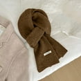 thumbnail image 4 of Scarves for Women Lightweight Winter Fashion Must Have Neck Warmer Cotton Chiffon Coffee Winter Scarf, 4 of 5
